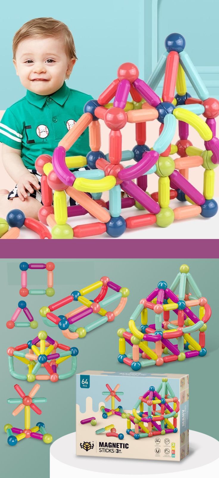 jeuets éducatif pour les enfants